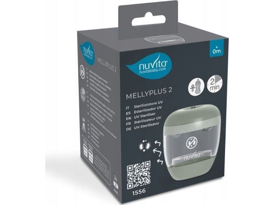 Nuvita Nuvita, UV-sterilisator for smokker og flasker, Sage Green