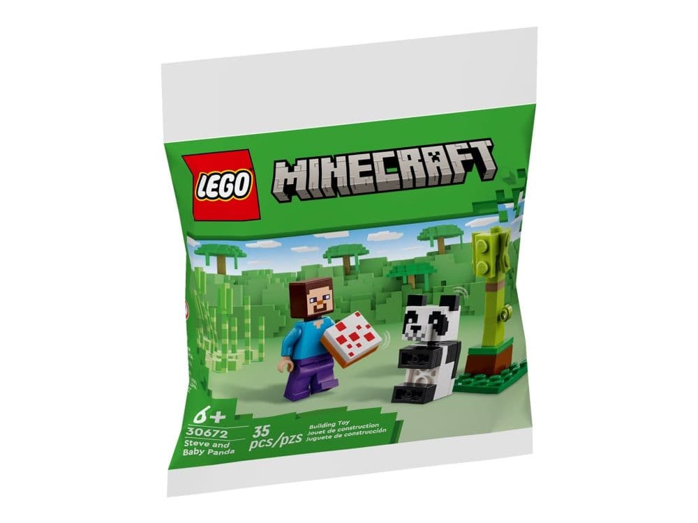 LEGO Minecraft 30672 - Kikis kokosnøttangrep & Steve og baby panda
