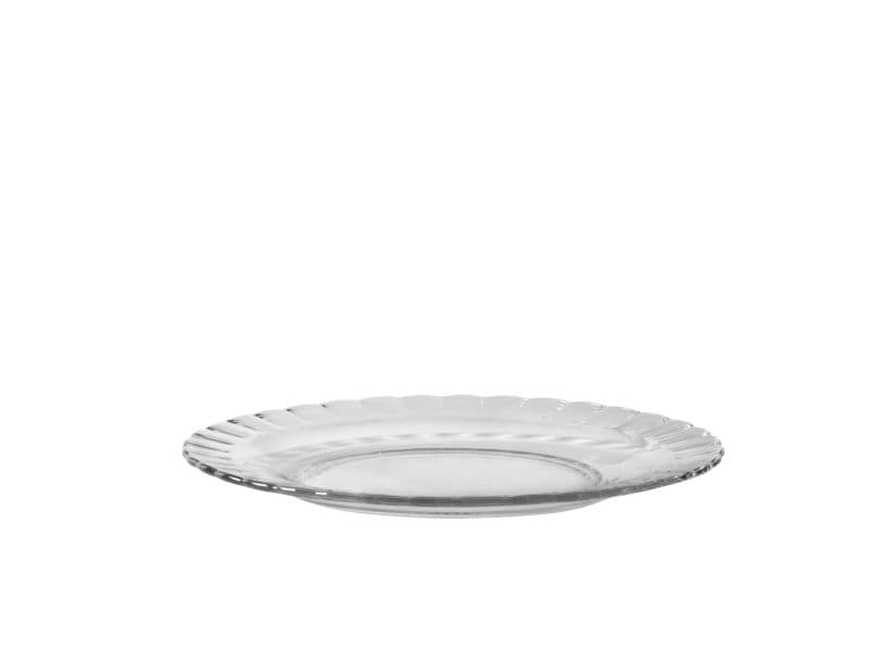 Duralex PICARDIE tallerken, klar, 230 x 20 mm, sett med 6 stk.