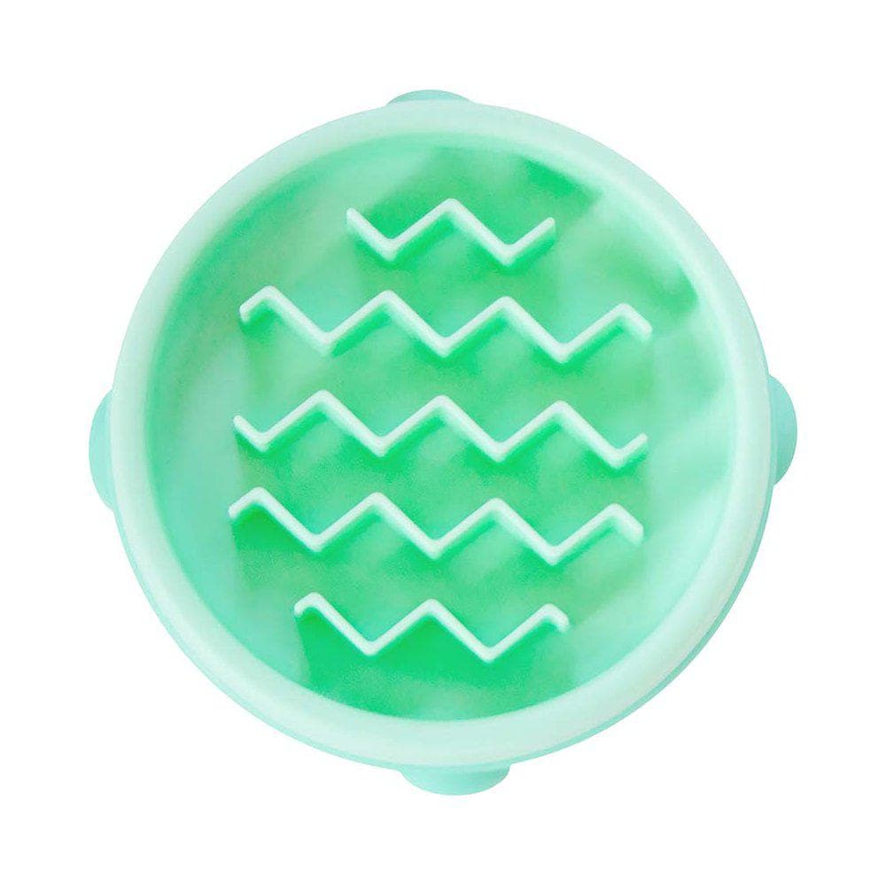 OH Matskål Fun Feeder Slow Bowl Spis-Sakte-Skål XS (2 farger) - Mintgr?nn