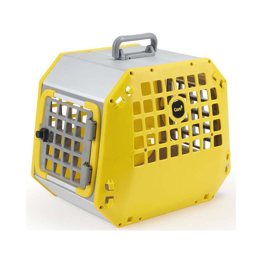 Mim Care2 Hundebur Transport Bilsetebur - Medium - Gul