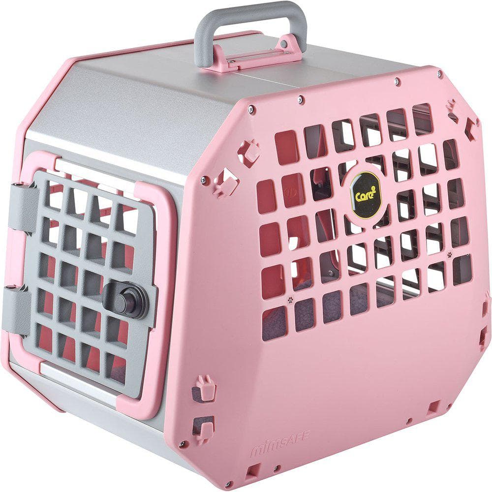 Mim Care2 Hundebur Transport Bilsetebur - Large - Rosa