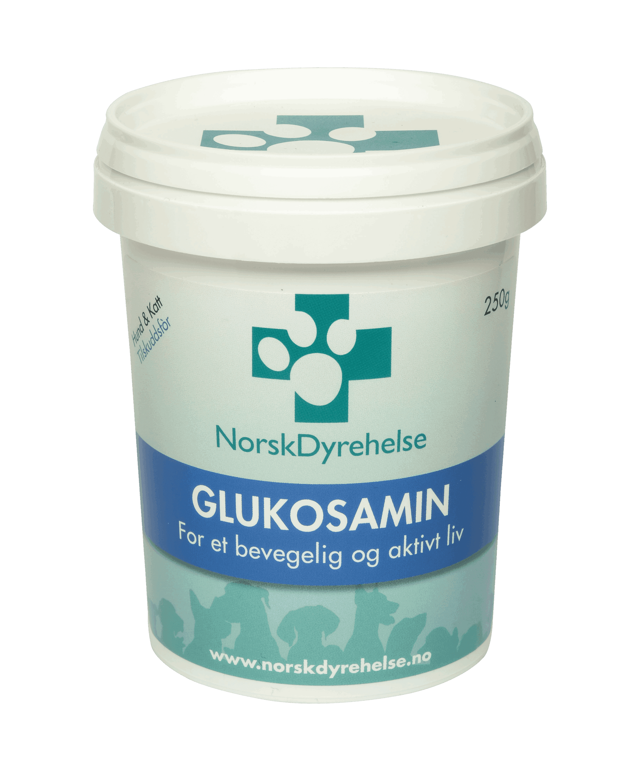 Norsk Dyrehelse Glukosamin Kosttilskudd Hund 250 g