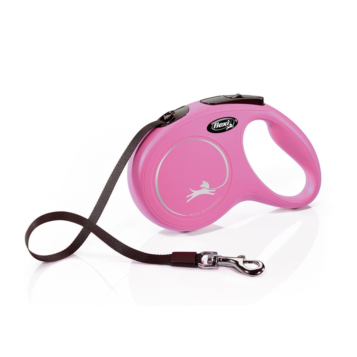 Flexi New Classic flatbånd - M flatbånd 5meter - Rosa