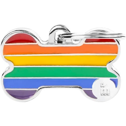 Myfamily Rainbow Bein ID tag - 29x20 mm