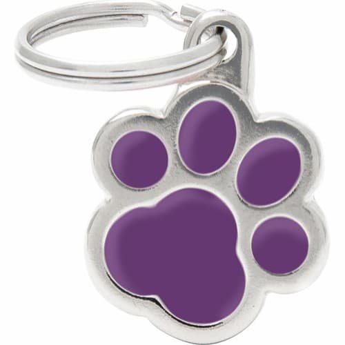 Myfamily klassisk Pote ID tag - Small - Purple-Lilla