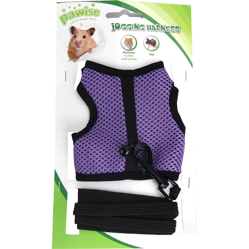 Sele med kobbel smådyr - hals 15-20 midje 25.5-30.5cm