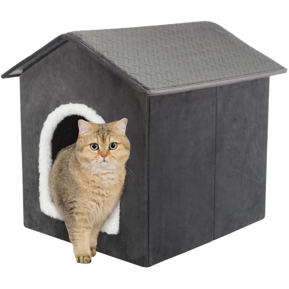 Trixie Liva Hule  -  SOFT Edition Sammenleggbar Kosehule i Plysj - Small