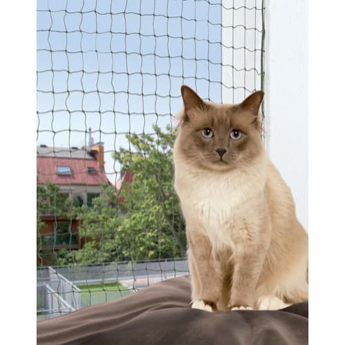 Balkong-luftegård-kattenett til terrasse - 3x2 m - Gr?nn