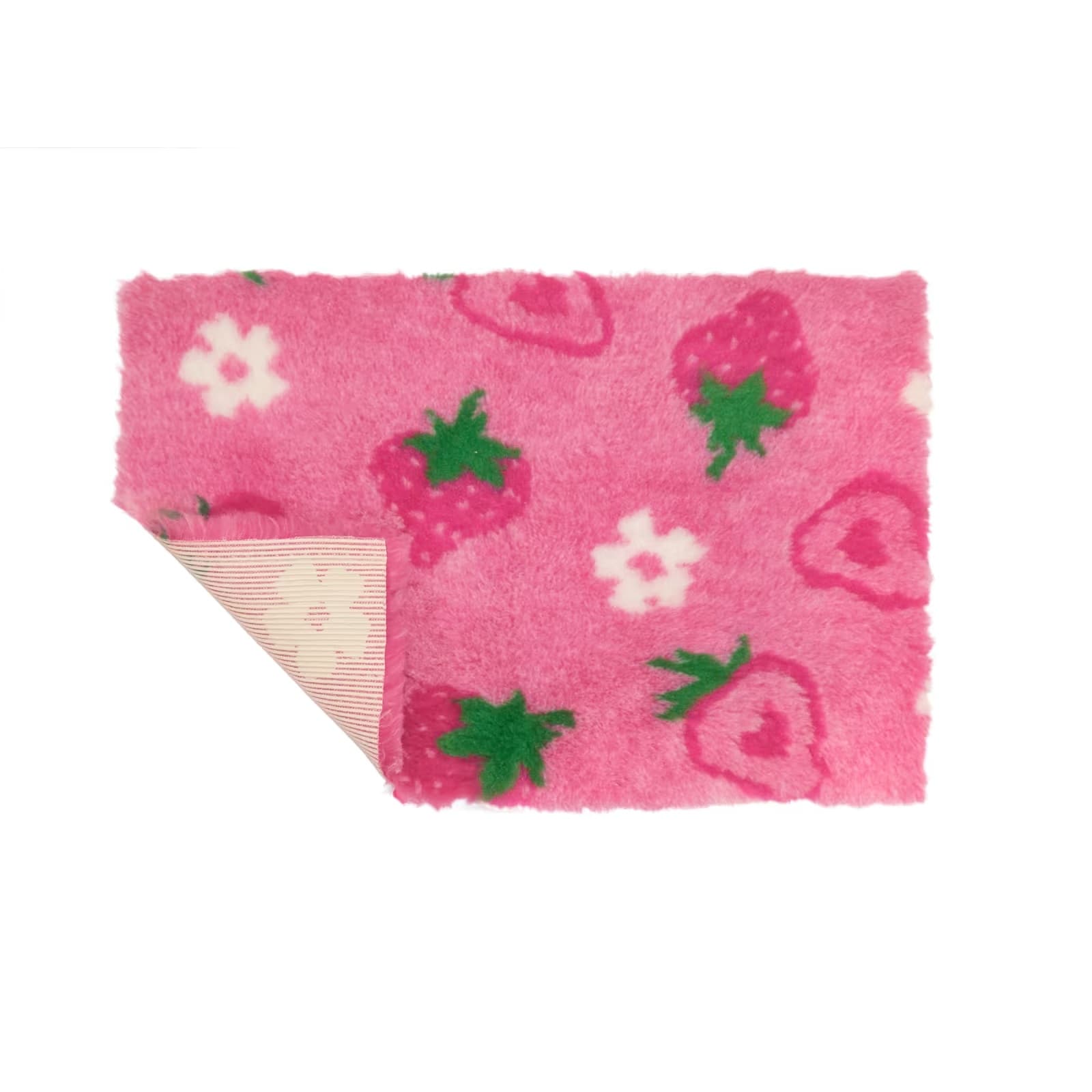 VetBed Nonslip Rosa Jordbær 100x75cm