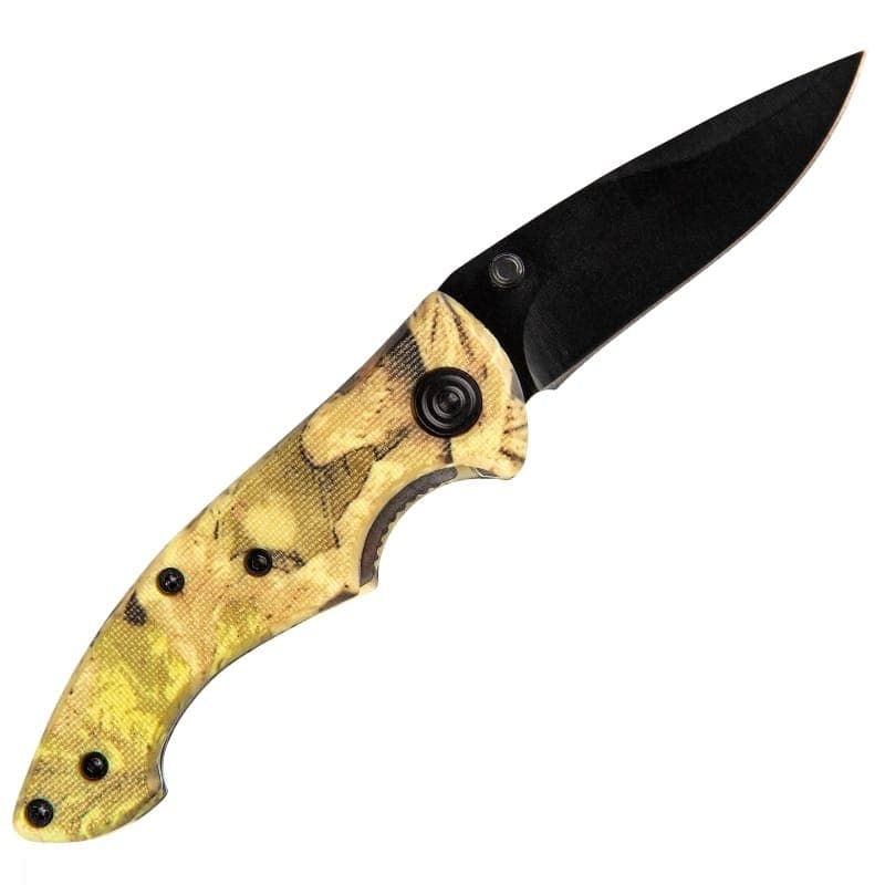 IFISH Folding Knife Cream Marble
