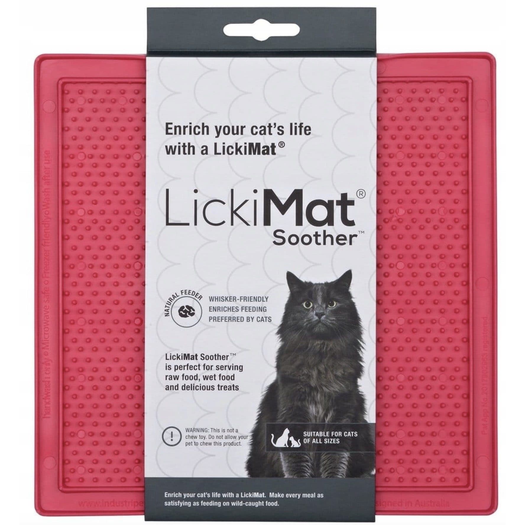LickiMat Cat Soother spisematte - Rosa
