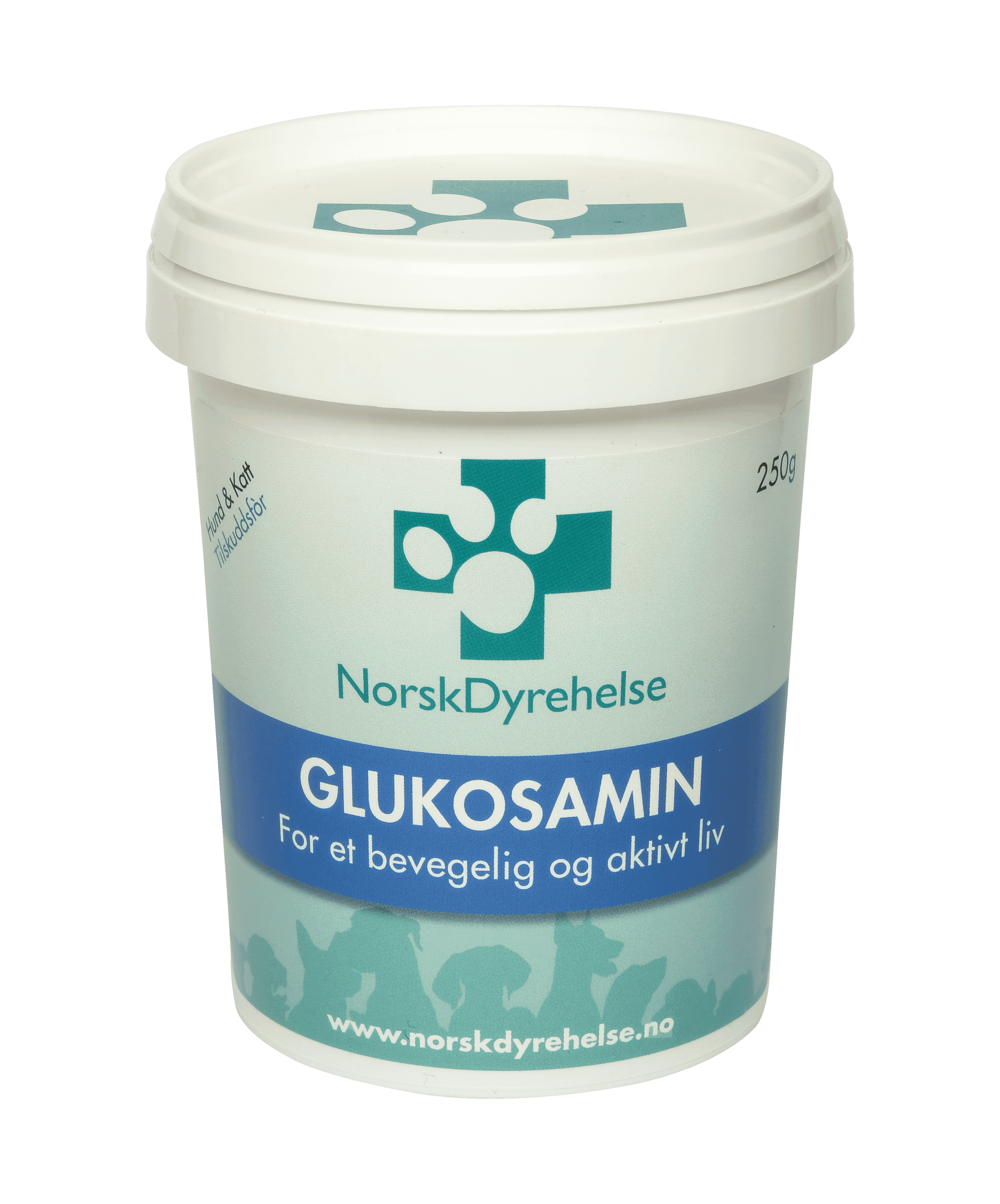 Norsk Dyrehelse Glukosamin Kosttilskudd Hund 250 g
