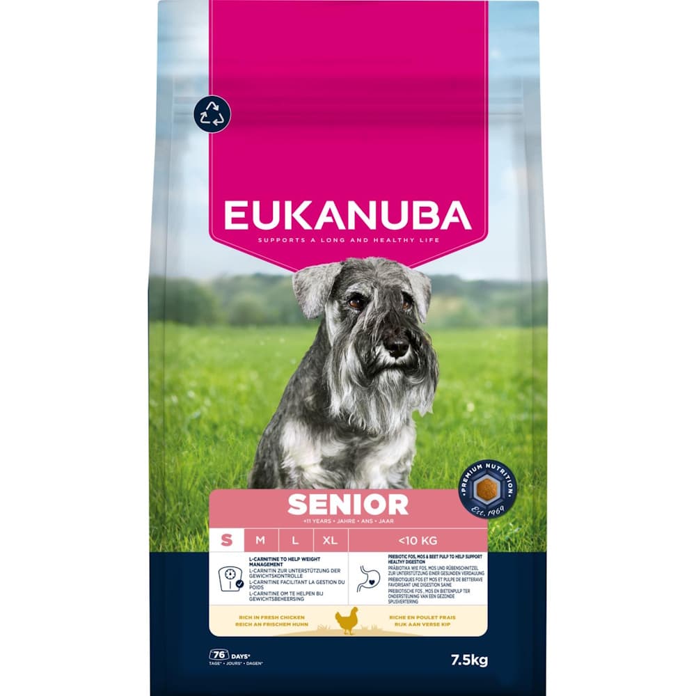 EUKANUBA Senior Small Breed kylling - 12 kg