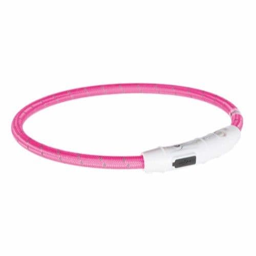 Trixie Safer Life USB Flash Lysring - M-L (x) - Rosa