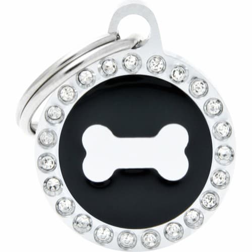 Myfamily Glam Strass Bein ID-merke - Sort