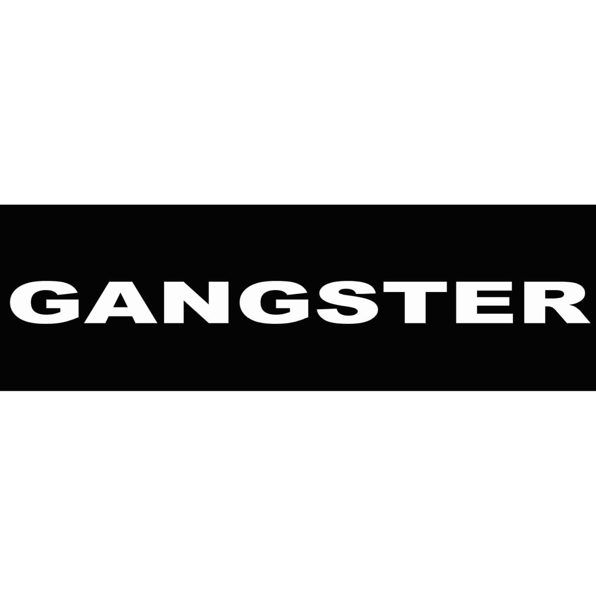 Julius-K9 labelmerker med borrelås - Small 110x30 mm - Gangster