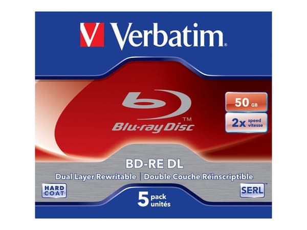 Verbatim - 5 x BD-RE DL - 50 GB 2x - CD-eske