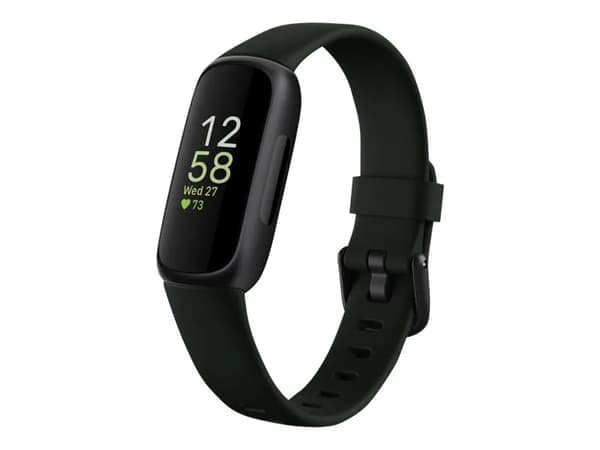 Fitbit Inspire 3 - Svart - aktivitetssporer med bånd - silikon - midnatt-zen - håndleddstørrelse: inntil 221 mm - Bluetooth