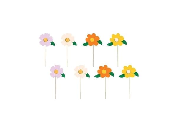 Blomster kagepynt