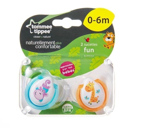 Tommee Tippee Fun Style, Klassisk stil, Ortodontisk, Silikon