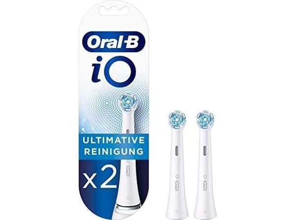Oral-B iO Series Ultimate Clean Tannbørstehoveder - Hvit - 2-pak