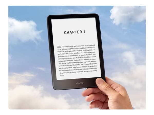 Amazon Kindle Paperwhite - 12. generasjon - eBook-leser - 16 GB - 7" monokrom Paperwhite - berøringsskjerm - Bluetooth, Wi-Fi - svart -