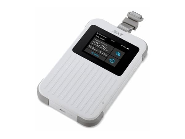 Acer - Mobil hotspot - 5G LTE - 3,27 Gbps - Wi-Fi 5, Wi-Fi 6, NFC - med 1 GB data