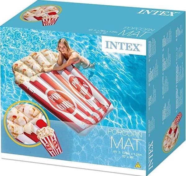 BADELEKE INTEX POPCORN MADRASS 1,78M X 1,24M