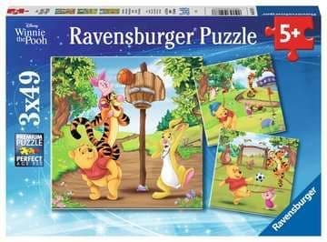 Ravensburger Winnie The Pooh, 49 stykker, Tegneserier, 5 år