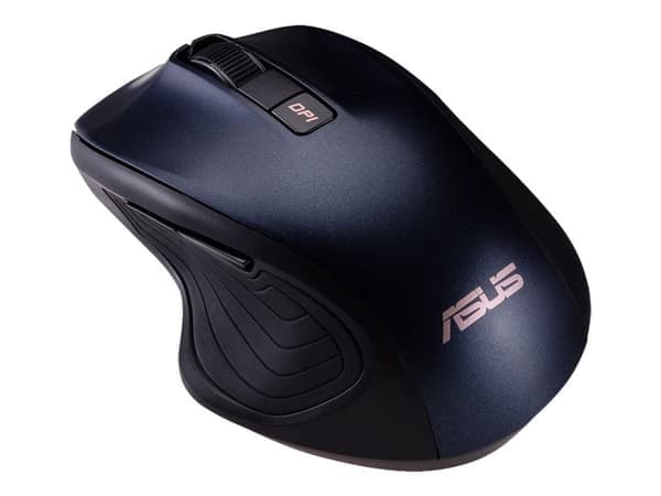 ASUS MW202 - Mus - optisk - 6 knapper - trådløs - 2.4 GHz - USB trådløs mottaker - nattblå - for ASUSPRO P1; P2; P3; ExpertBook B9; P2