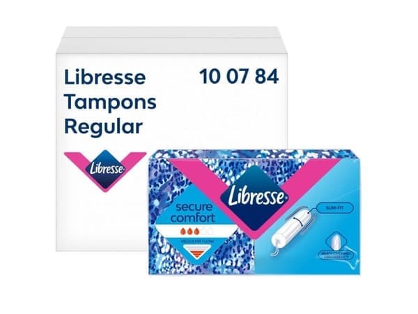 Hygiejneartikler, Tork Tampons Libresse Regular pakke med 384 stk