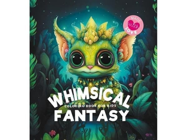 Fargebok 160x160 eventyrlig fantasy skapninger |