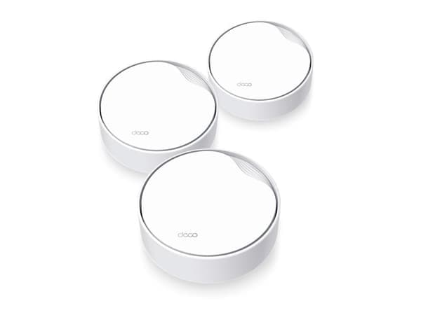 TP-Link DECO X50-PoE(3-PACK), Hvit, Innvendig lys, Mesh system, 600 m², Dobbelbånd (2.4 GHz / 5 GHz), Wi-Fi 6 (802.11ax)