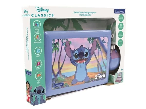 STITCH Educational Laptop – 62 activities, DK/SE