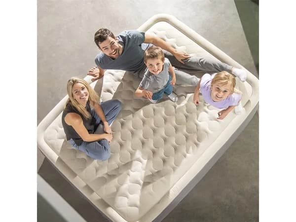 Intex DuraBeam PremAire II, Dobbel Madrass, Rektangel, Inne & Ute, Innebygd luftpumpe