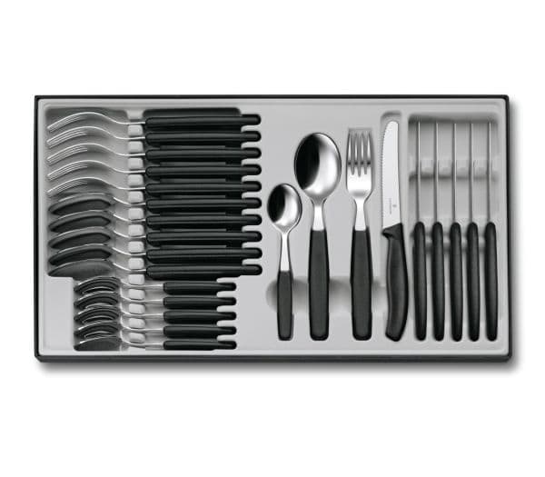 Victorinox 6.7833.24, Kniv / Skjærer eske sett, Polypropylen, Rustfritt stål, Sort, Ergonomisk, 11 cm
