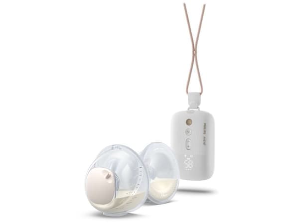 Philips AVENT Hands-free SCF532/11 Dobbel elektrisk brystpumpe, Elektronisk, Hvit
