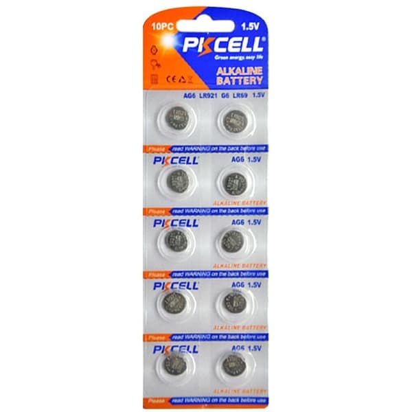 371 AG6 lr921 Batteri 1,5V 10-pack PKcell