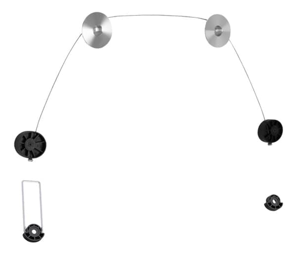 DELTACOultra-slank bildevegg, 37"-70", 50kg, 100x100-800x800