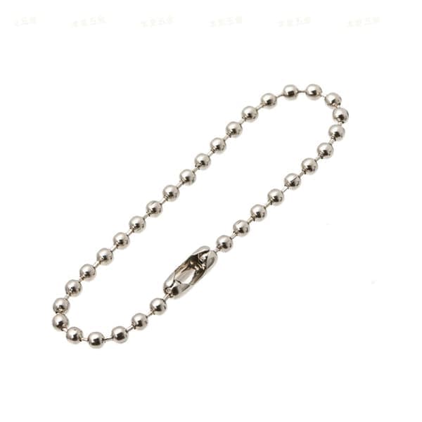 Kulekjede med lås, 10-pakning Silver 12 cm