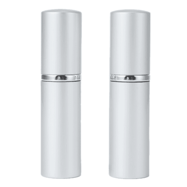 Mini refill parfymeflasker 2-pakning Silver 5 ml