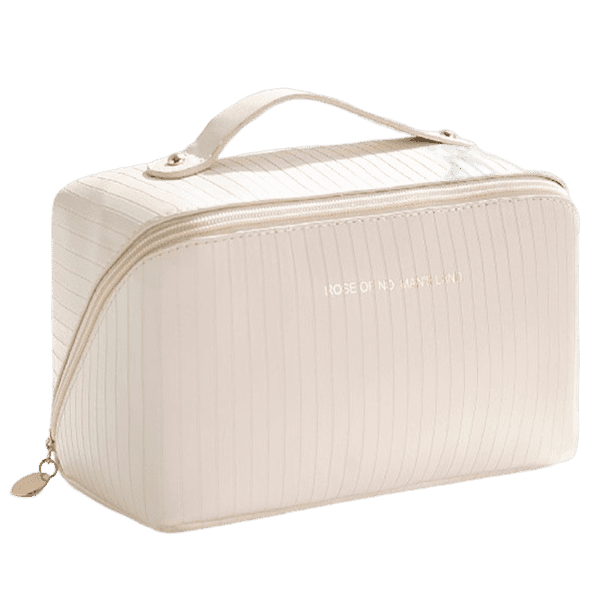 Romslig toalett/sminkeveske Beige