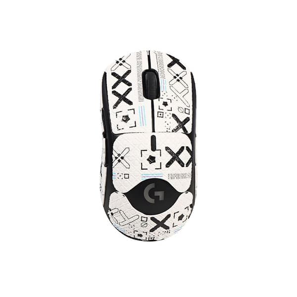 Anti-skli musegrepstape for Logitech GPW1 White