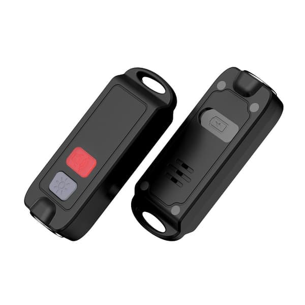 Overfallsalarm 130 dB, LED-lys, IP66 vanntett Black
