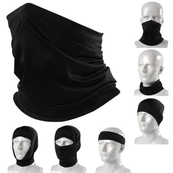 Svart hals / tubeskjerf (One-size) Black M