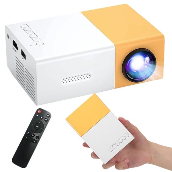 Projektor YG300 - Mini Full HD med fjernkontroll