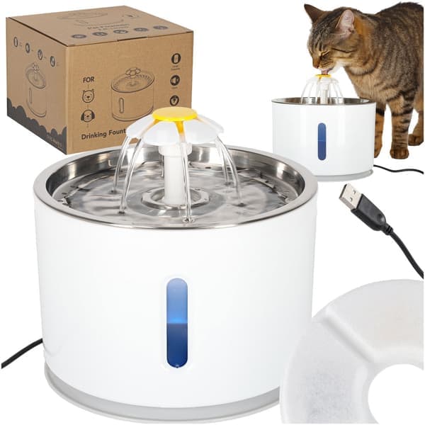 Automatisk fontene LED USB 2.4 l
