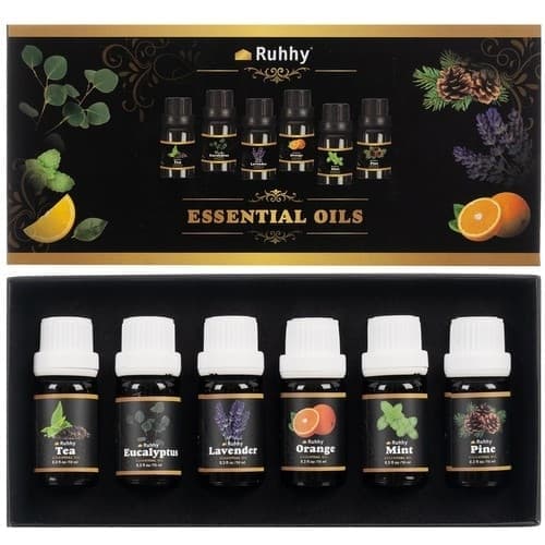 6-Pak - Duftolje / Eterisk Olje - Parfymeolje for aromalamper