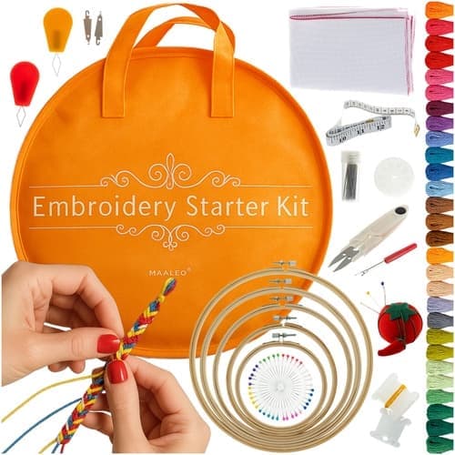 Broderi Startsett for Nybegynnere